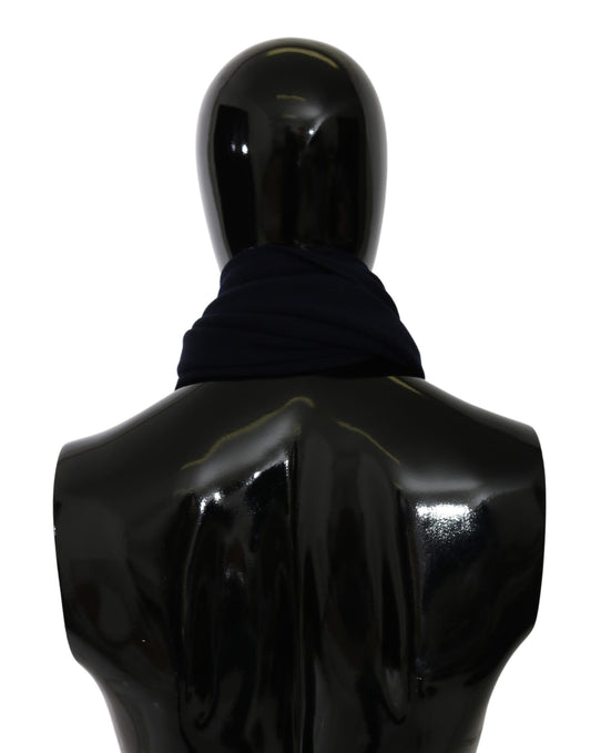 Bufanda de lana tipo chal azul #DGLovesLondon