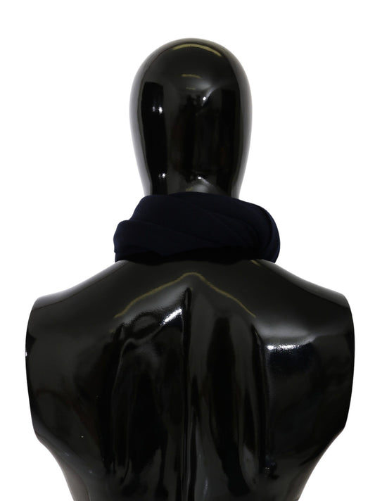 Bufanda de lana tipo chal azul #DGLovesLondon