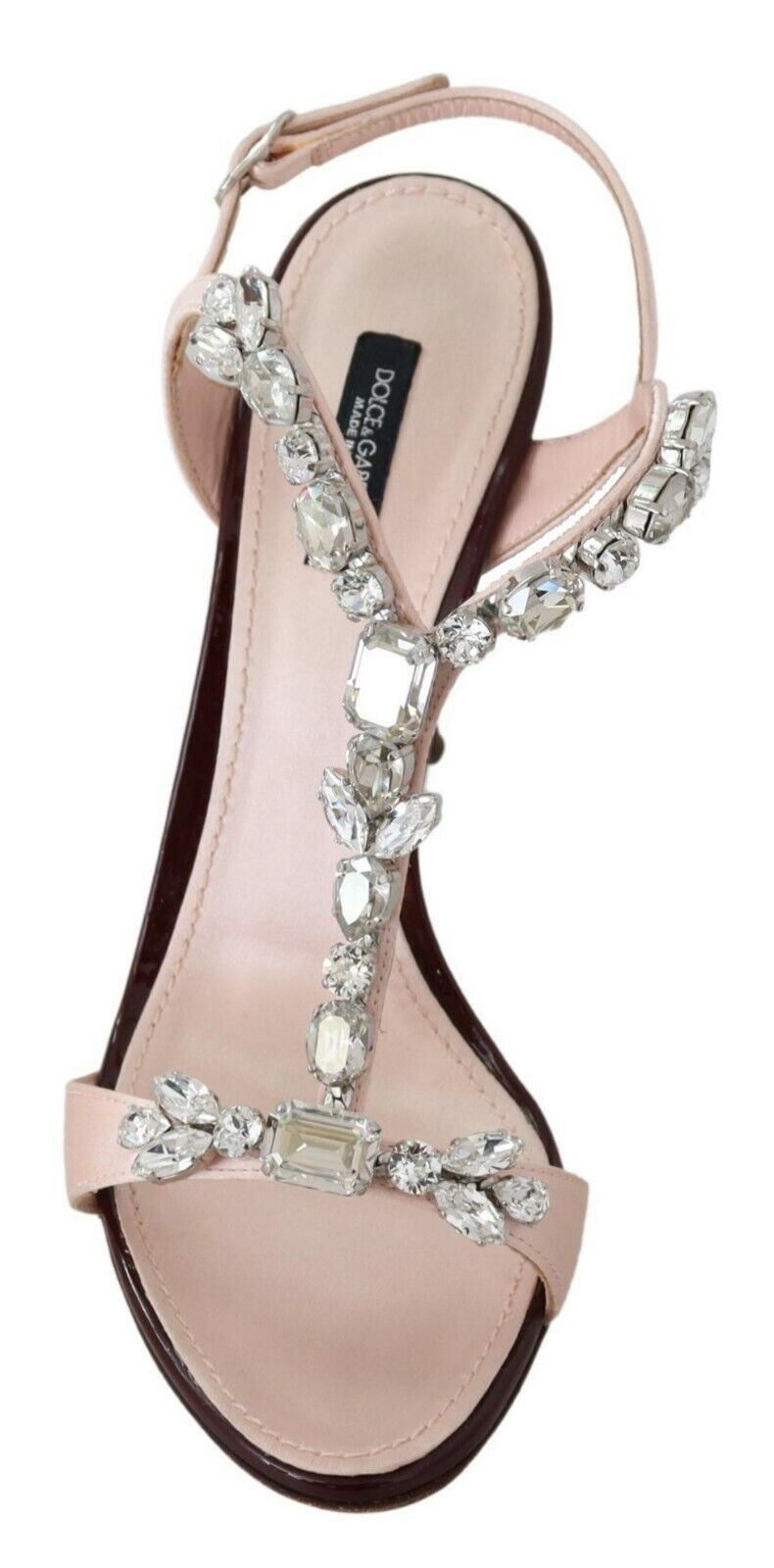 Sandalias Keira con tacones y cristales rosas