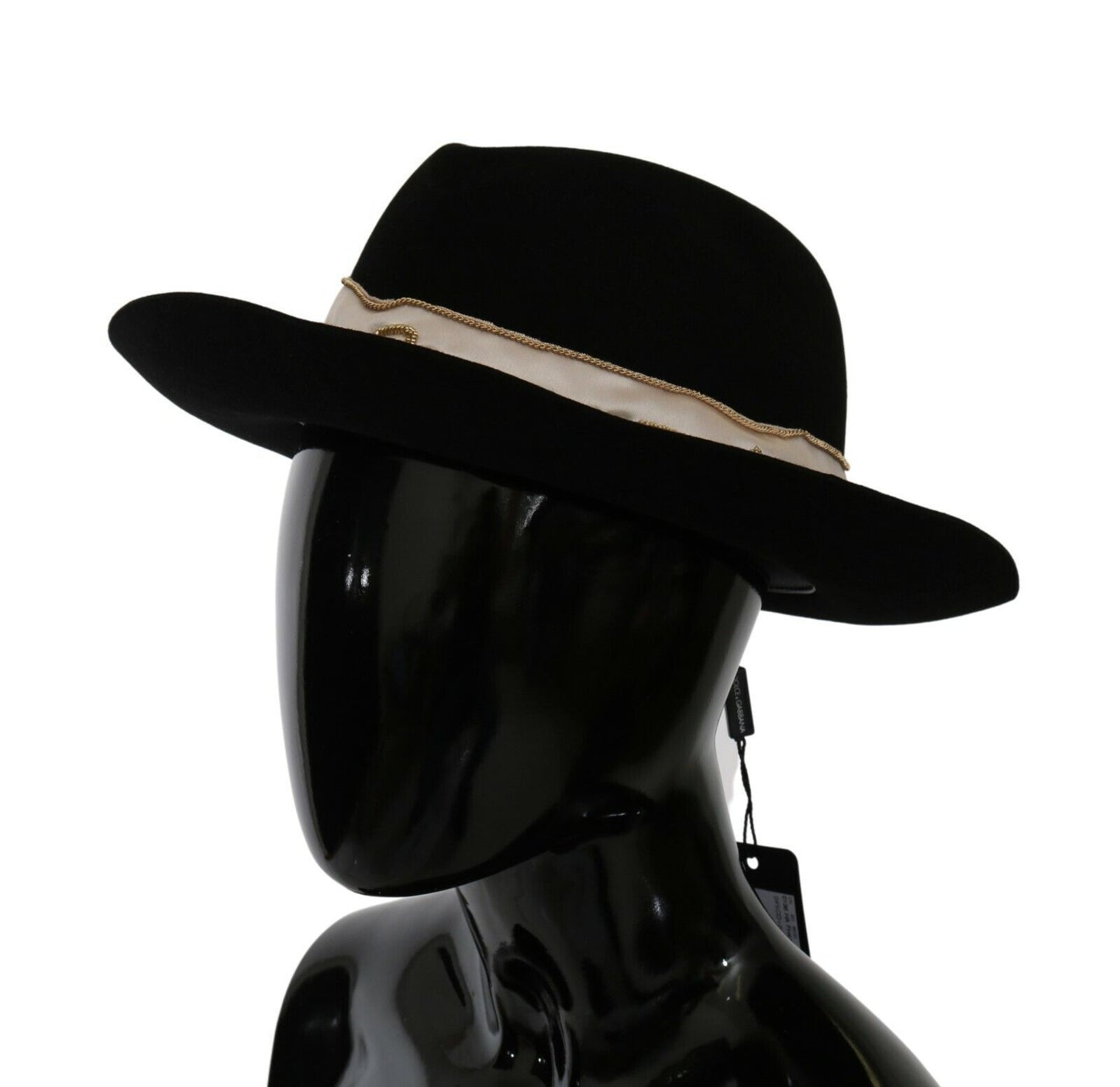 Sombrero Panamá de ala ancha Lapin Amor Gignit negro