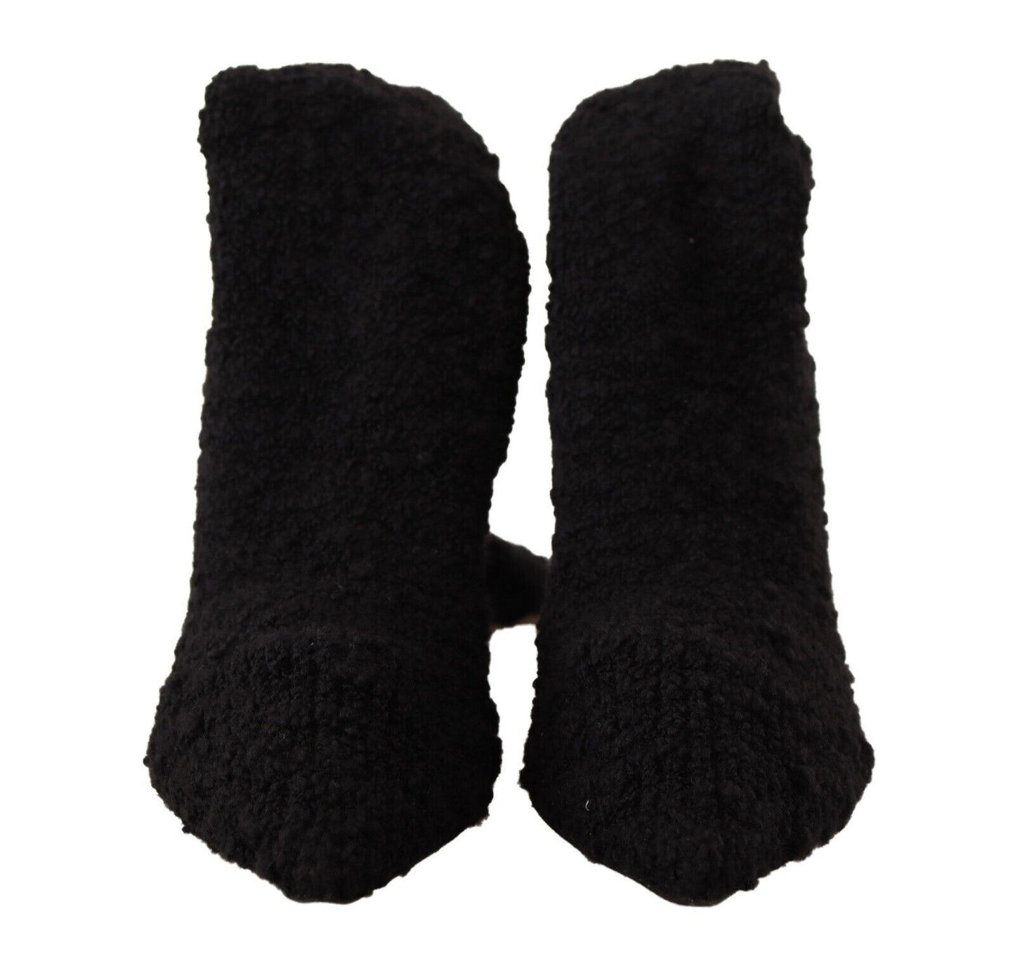 Bottines montantes noires extensibles