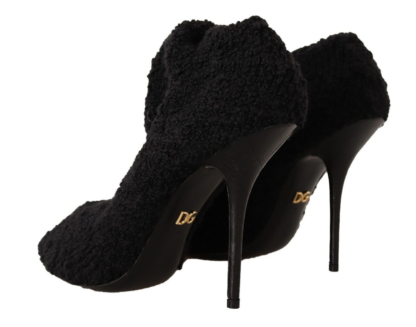 Bottines montantes noires extensibles