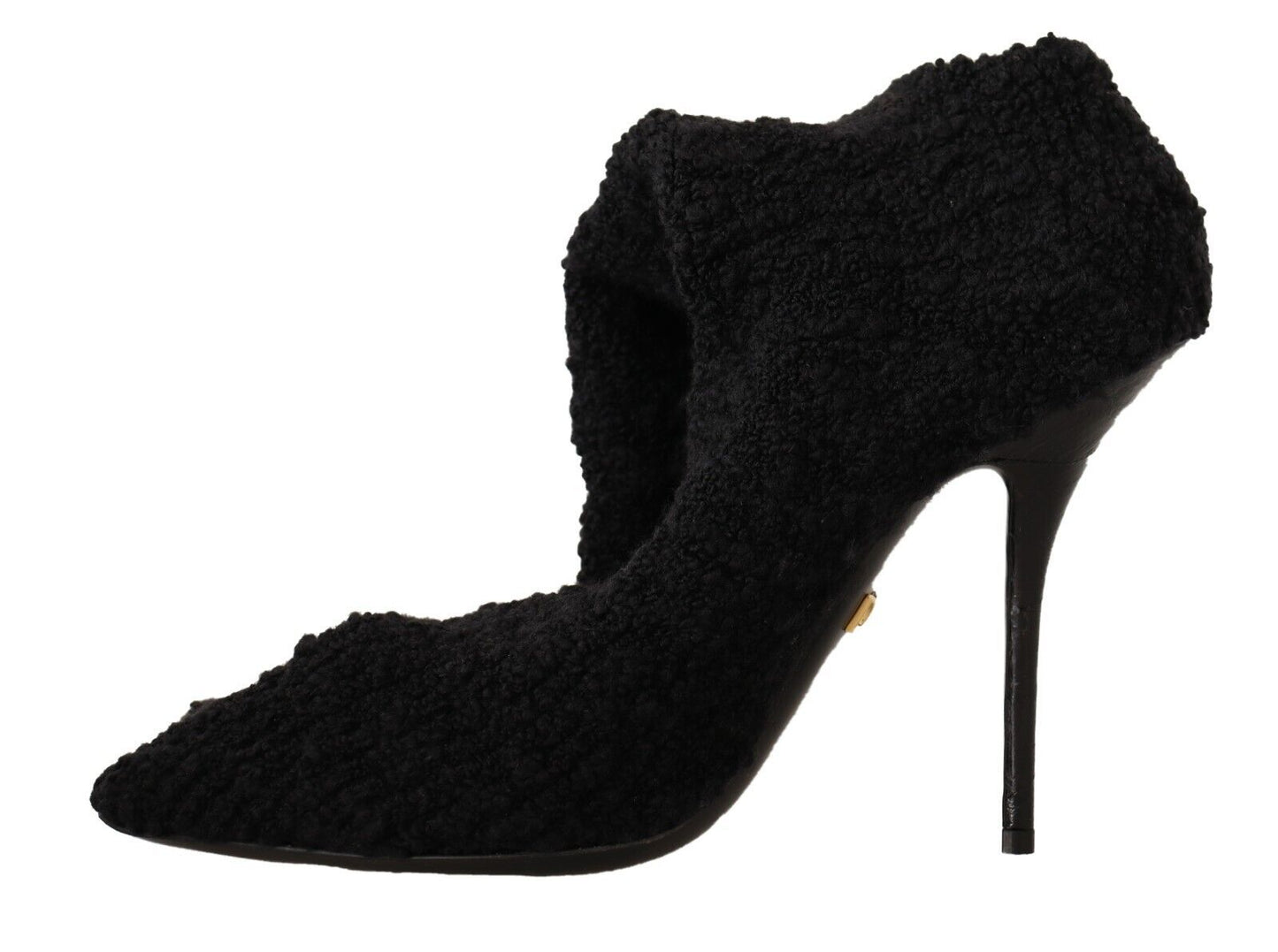 Bottines montantes noires extensibles
