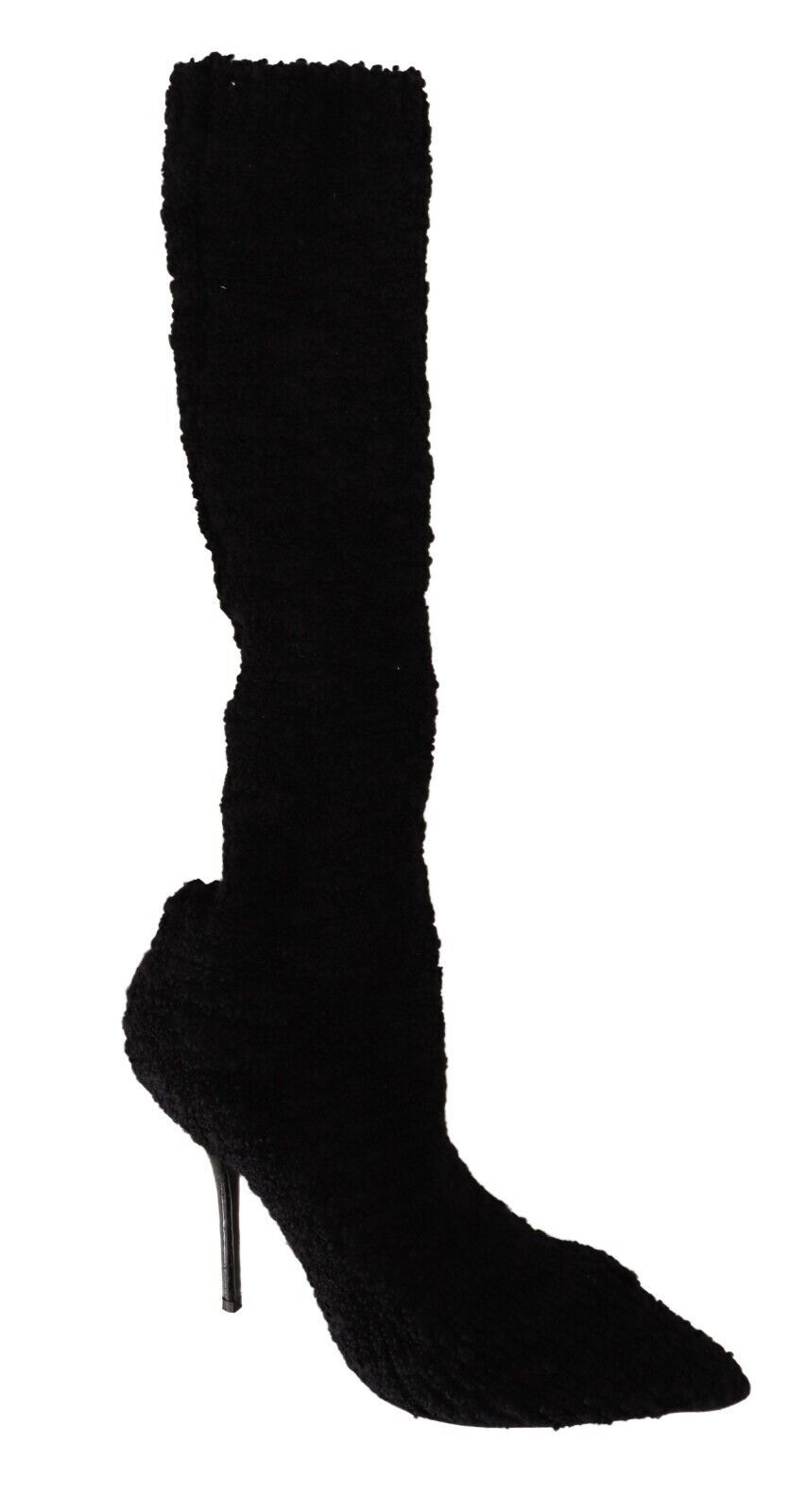Bottines montantes noires extensibles