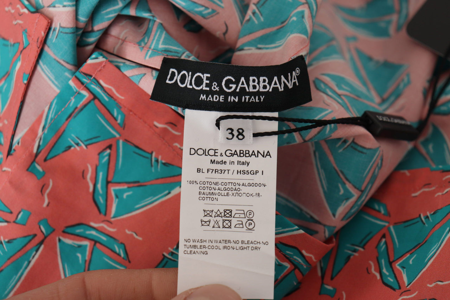 Camiseta de algodón con estampado de velero rosa