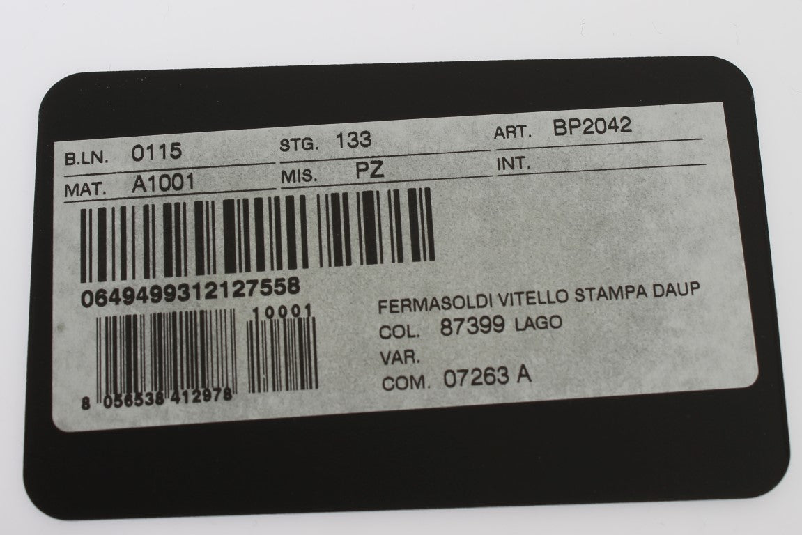 Clip magnético para billetes de cuero verde