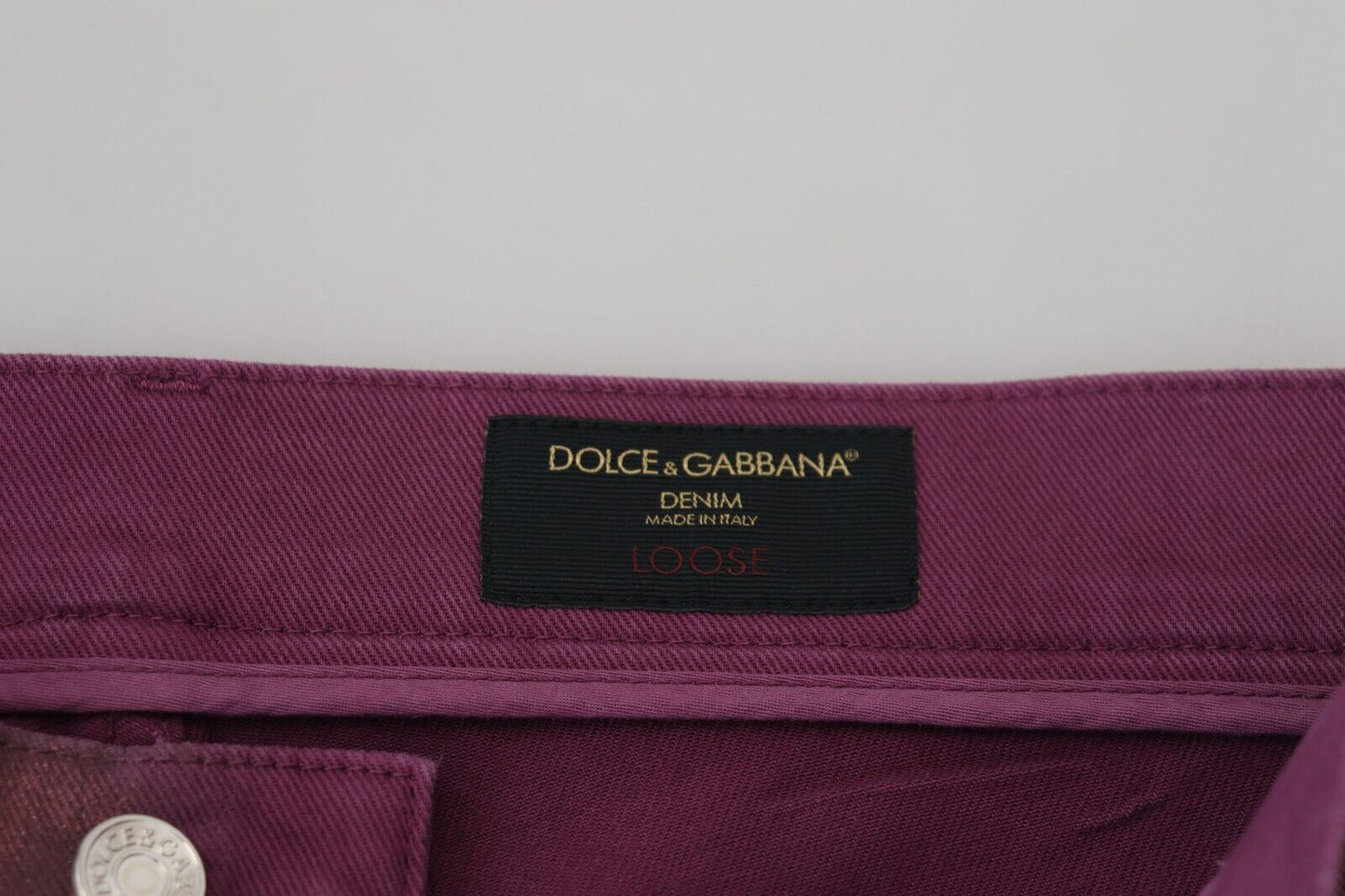 Jean décontracté en coton magenta pour homme avec harnais