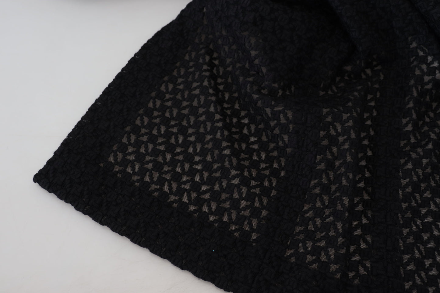 Chaqueta larga de algodón con botones negros