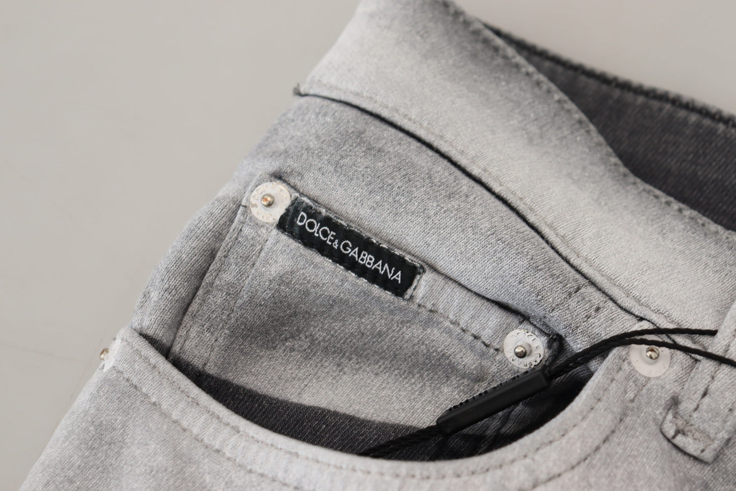 Jean skinny gris délavé pour homme