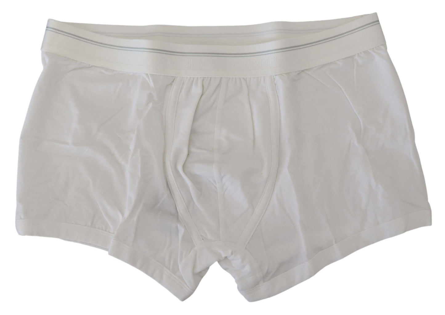 Boxer standard en coton mélangé blanc