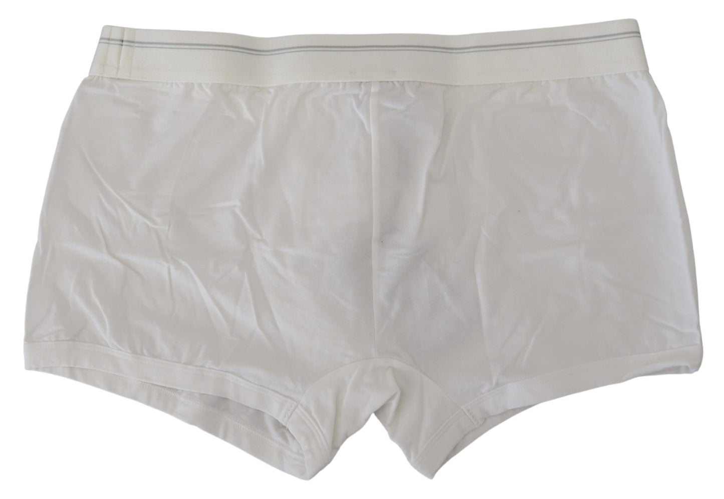 Boxer standard en coton mélangé blanc