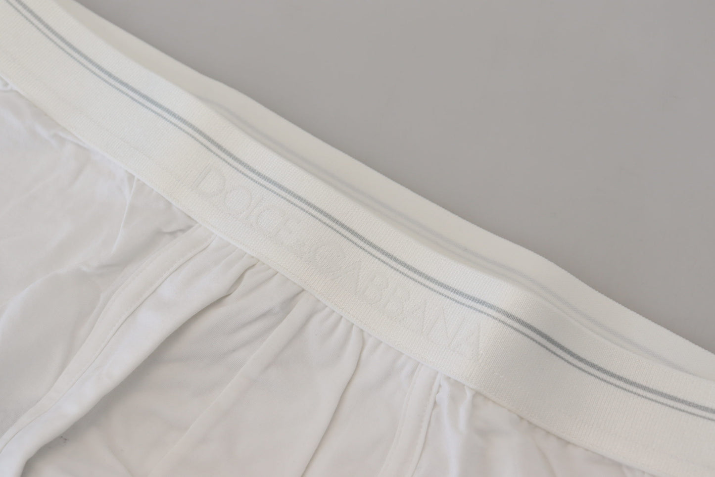 Boxer standard en coton mélangé blanc