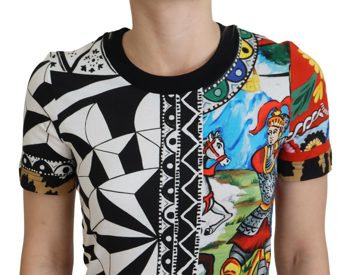 Camisa exclusiva para mujer con estampado multicolor