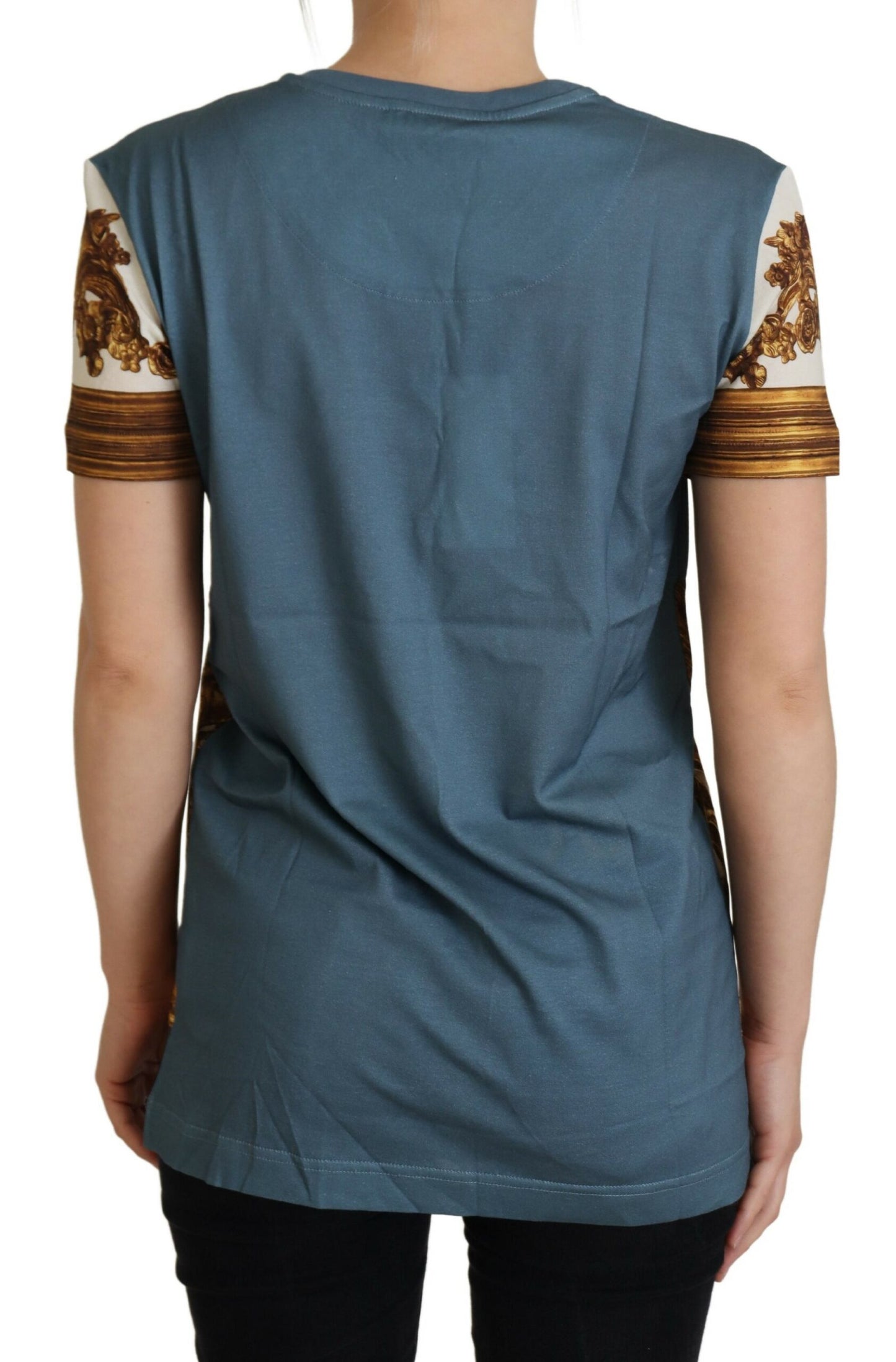 Camisa con estampado de ángel y logotipo DG multicolor