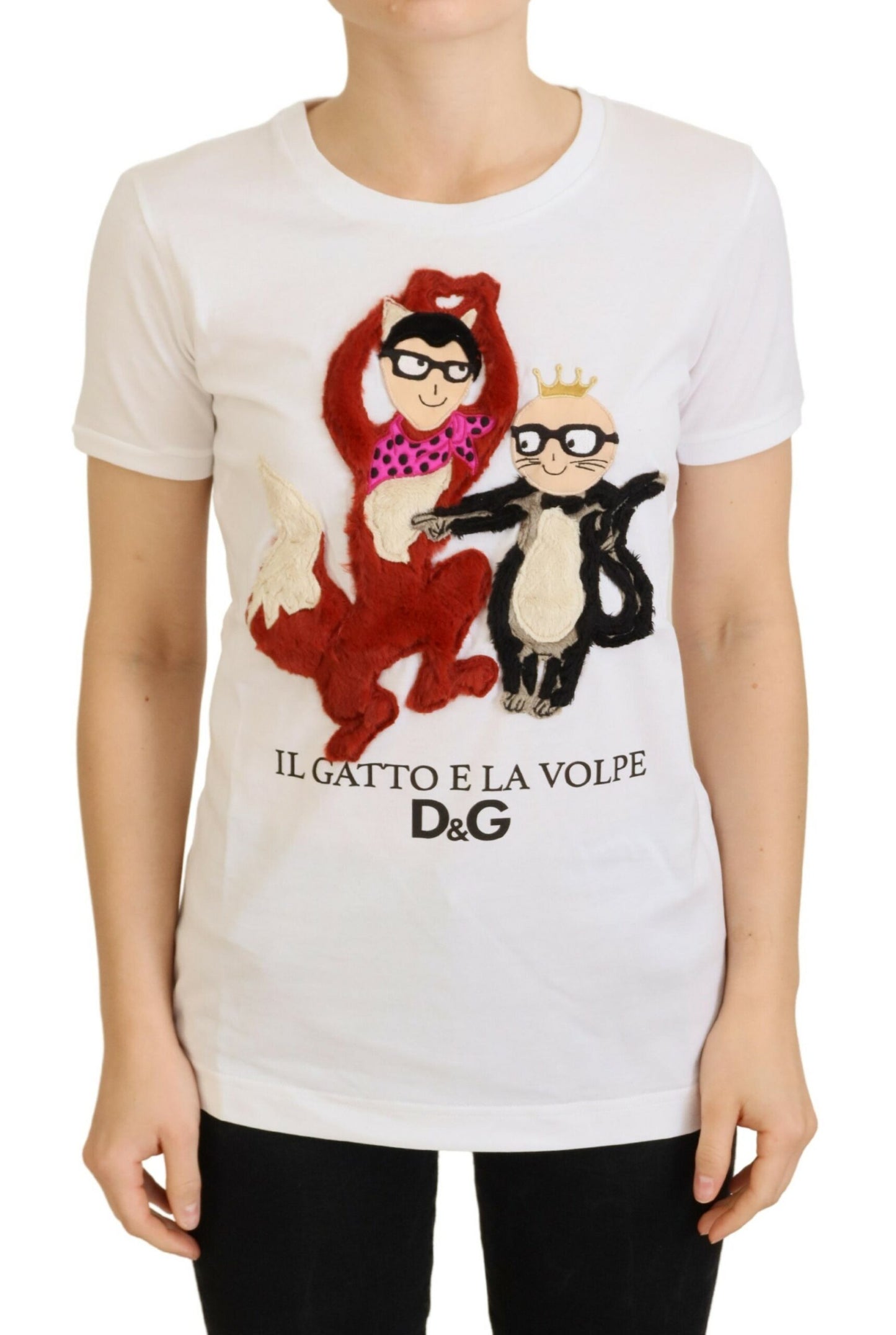 T-shirt blanc texturé à manches courtes