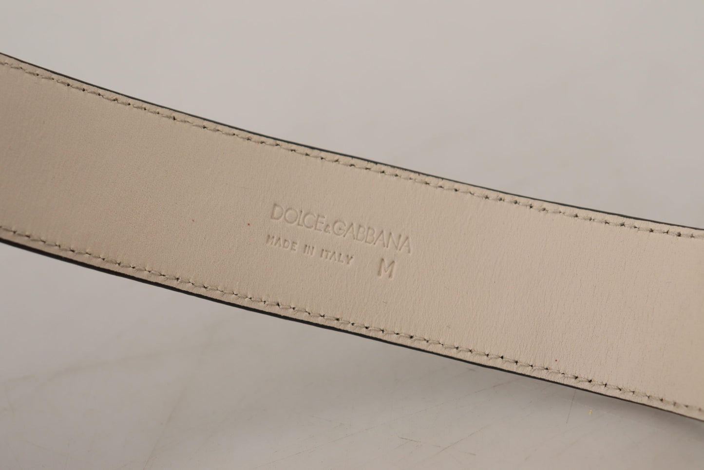 Bracelet porte-clés cœur DG en cuir dauphin noir