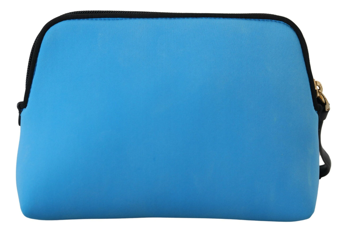 Trousse de toilette à imprimé léopard avec logo bleu