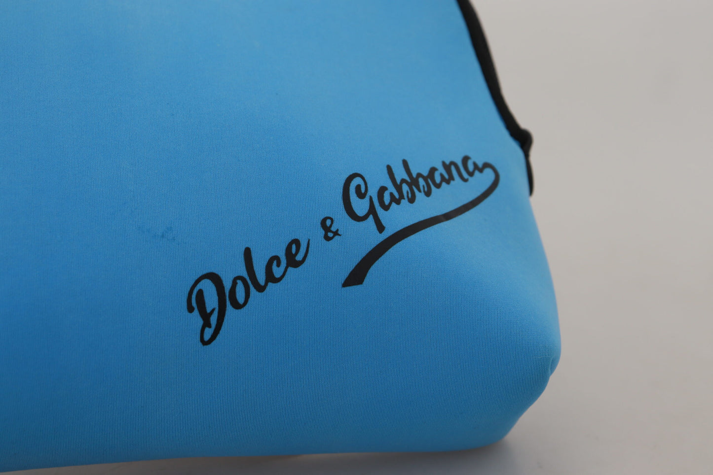 Trousse de toilette à imprimé léopard avec logo bleu