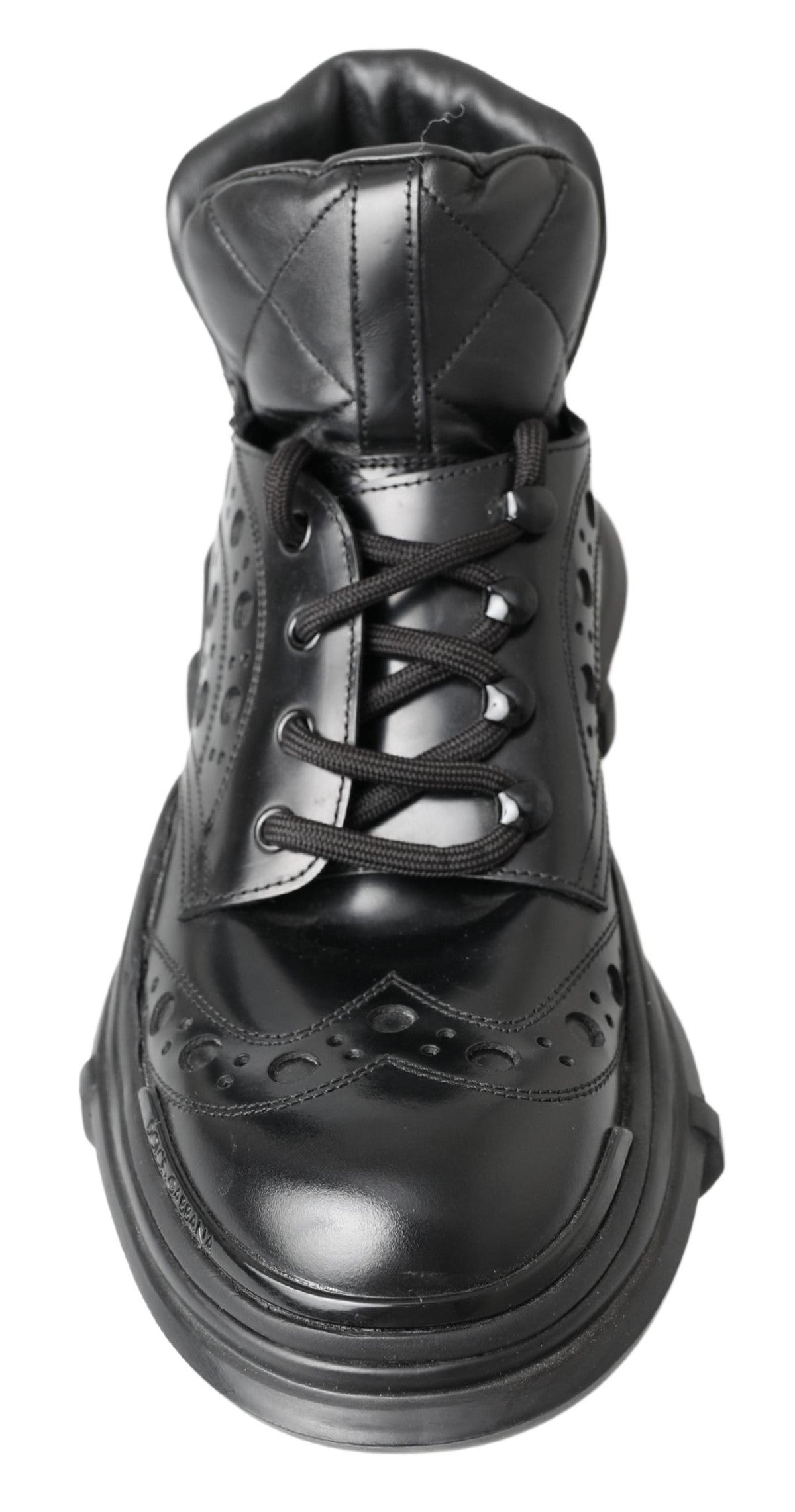 Botines casuales de cuero negro