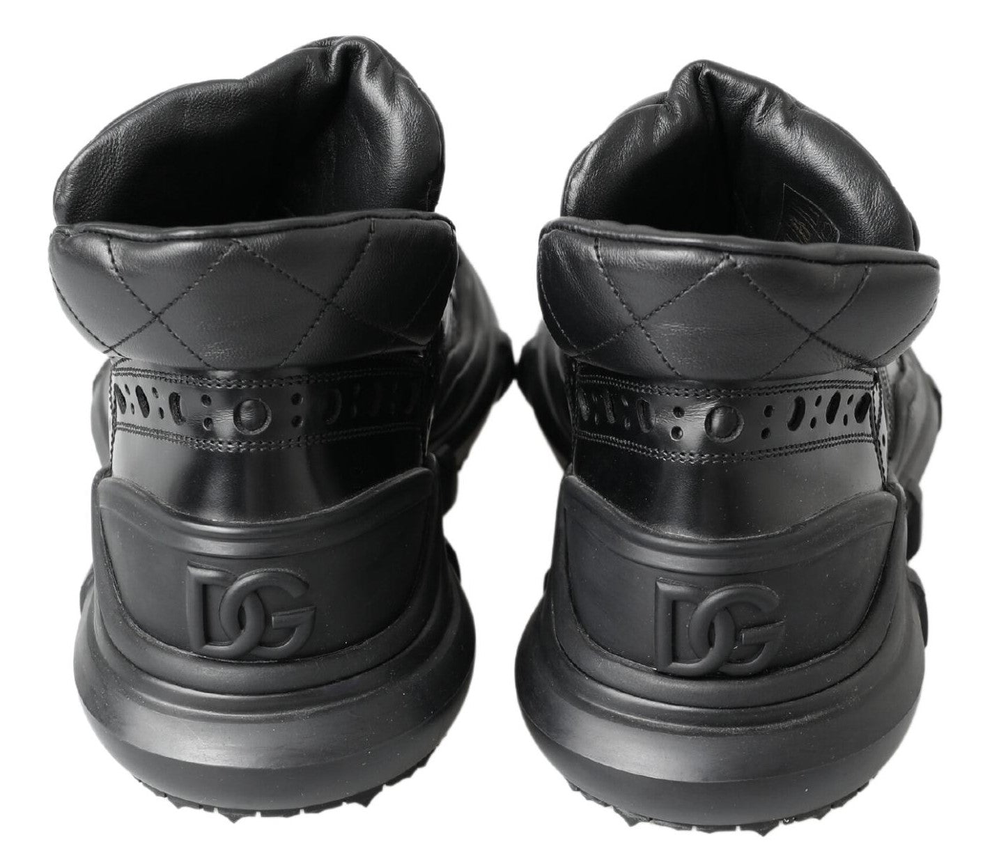 Botines casuales de cuero negro