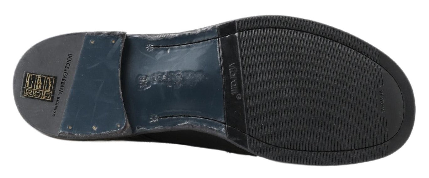 Botas Perugino de piel de caballo negro