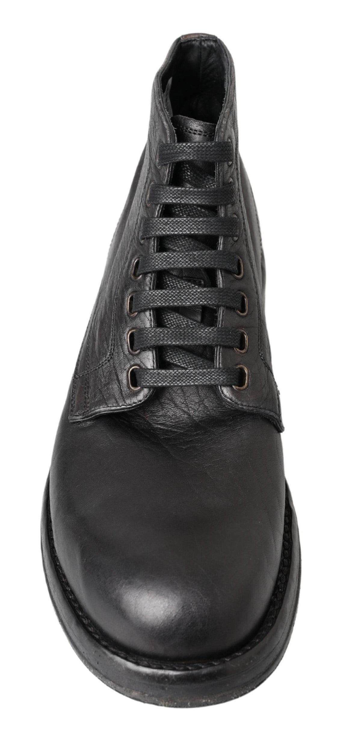 Botas Perugino de piel de caballo negro