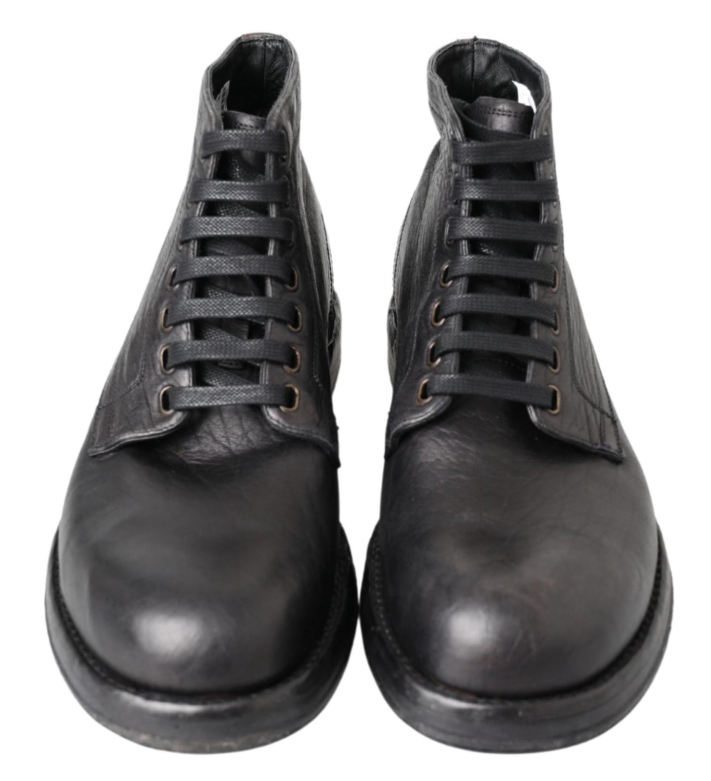 Botas Perugino de piel de caballo negro