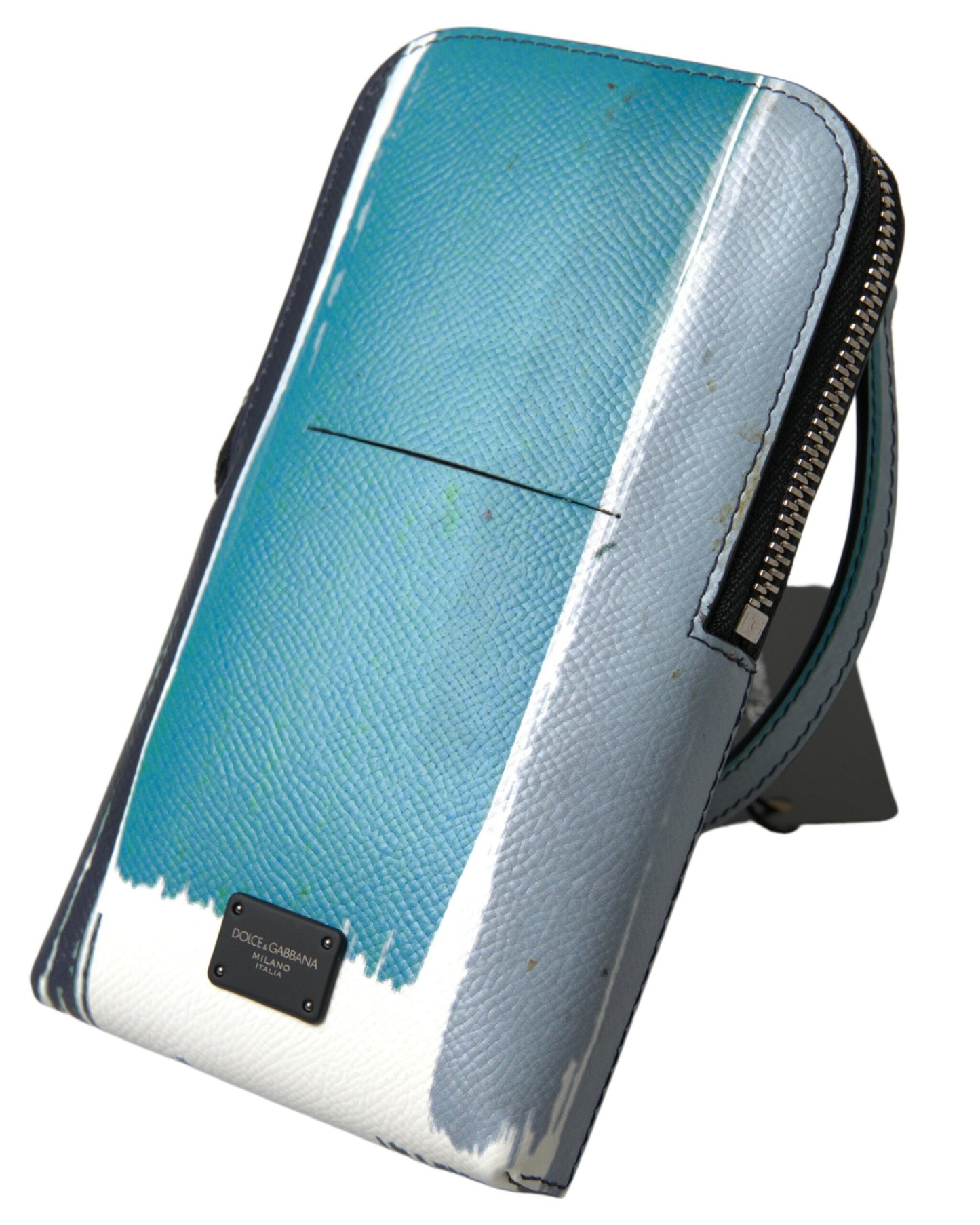 Sac à main en cuir bleu, sac à bandoulière pour téléphone portable, unisexe
