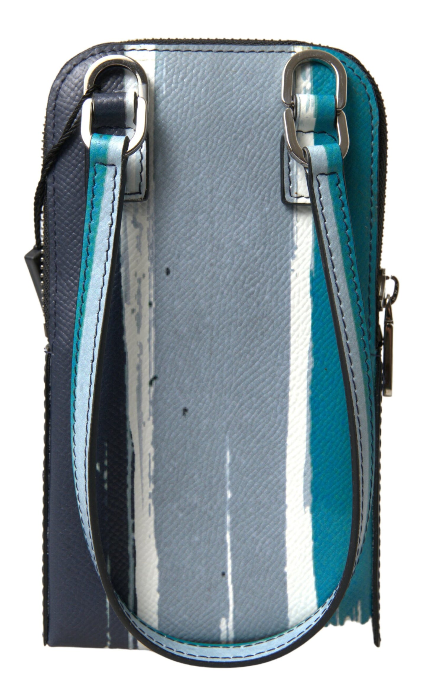 Sac à main en cuir bleu, sac à bandoulière pour téléphone portable, unisexe