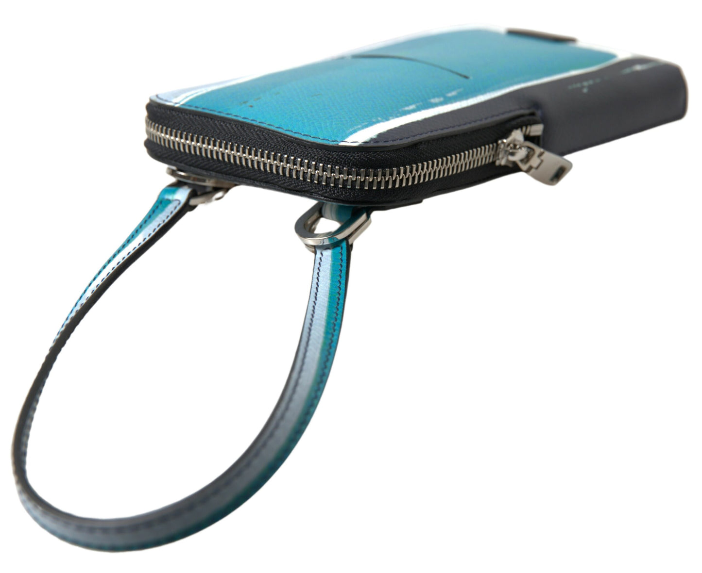 Sac à main en cuir bleu, sac à bandoulière pour téléphone portable, unisexe