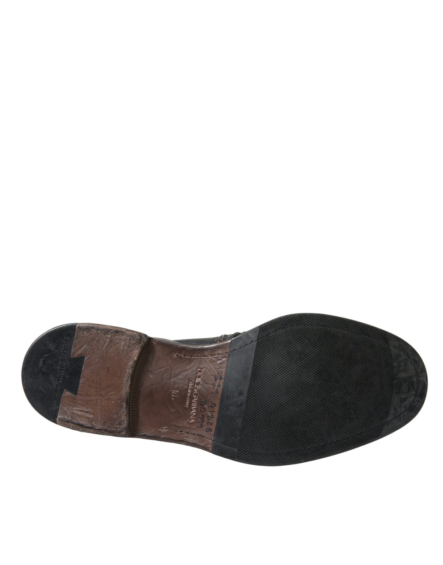 Zapatos de vestir con tachuelas y correa de monje de cuero negro