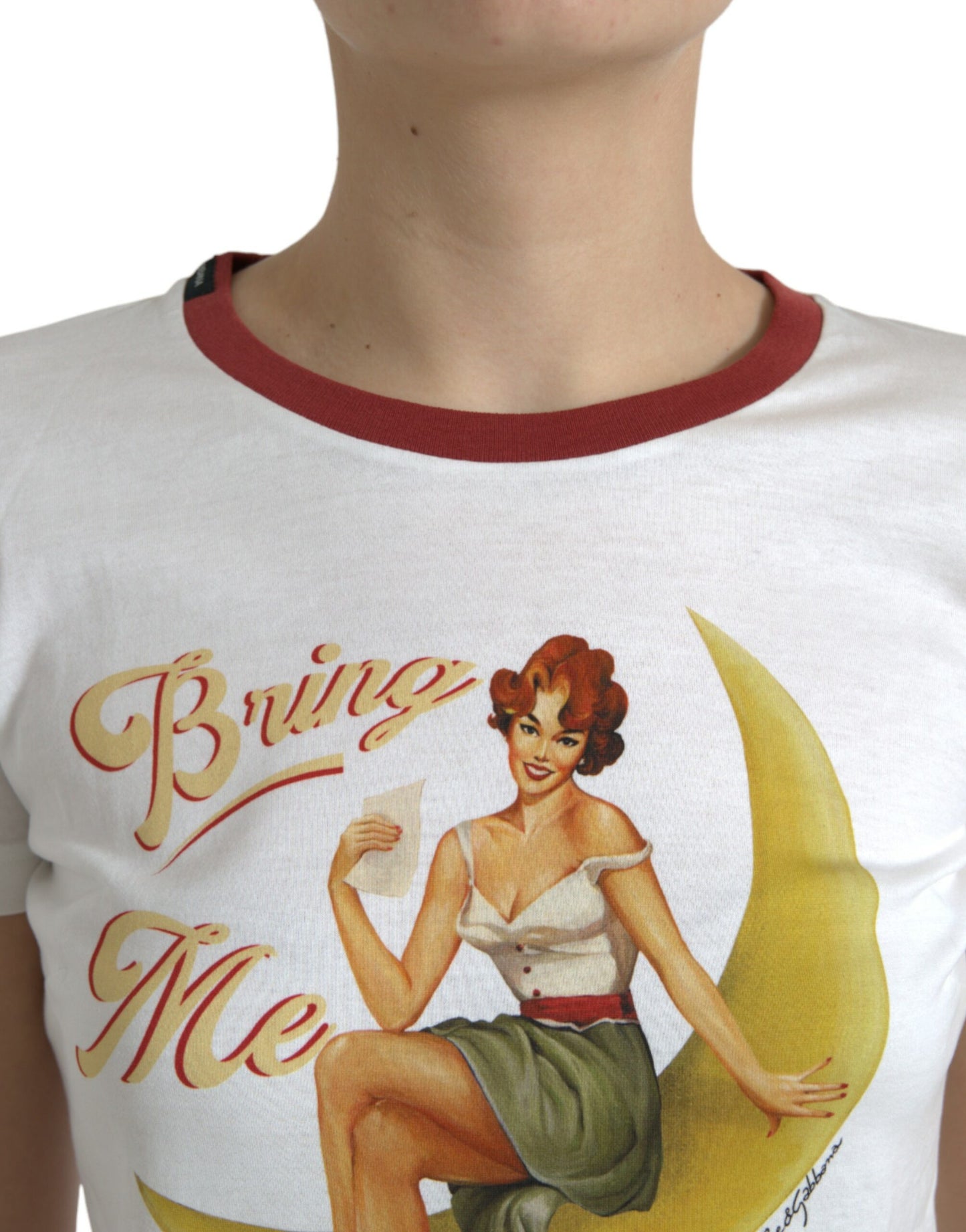 Camiseta blanca Bring Me To The Moon