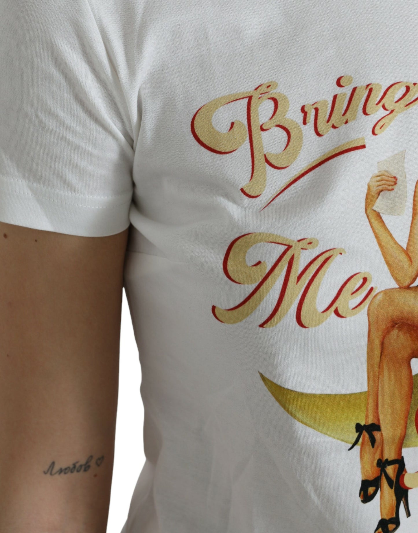Camiseta blanca Bring Me To The Moon