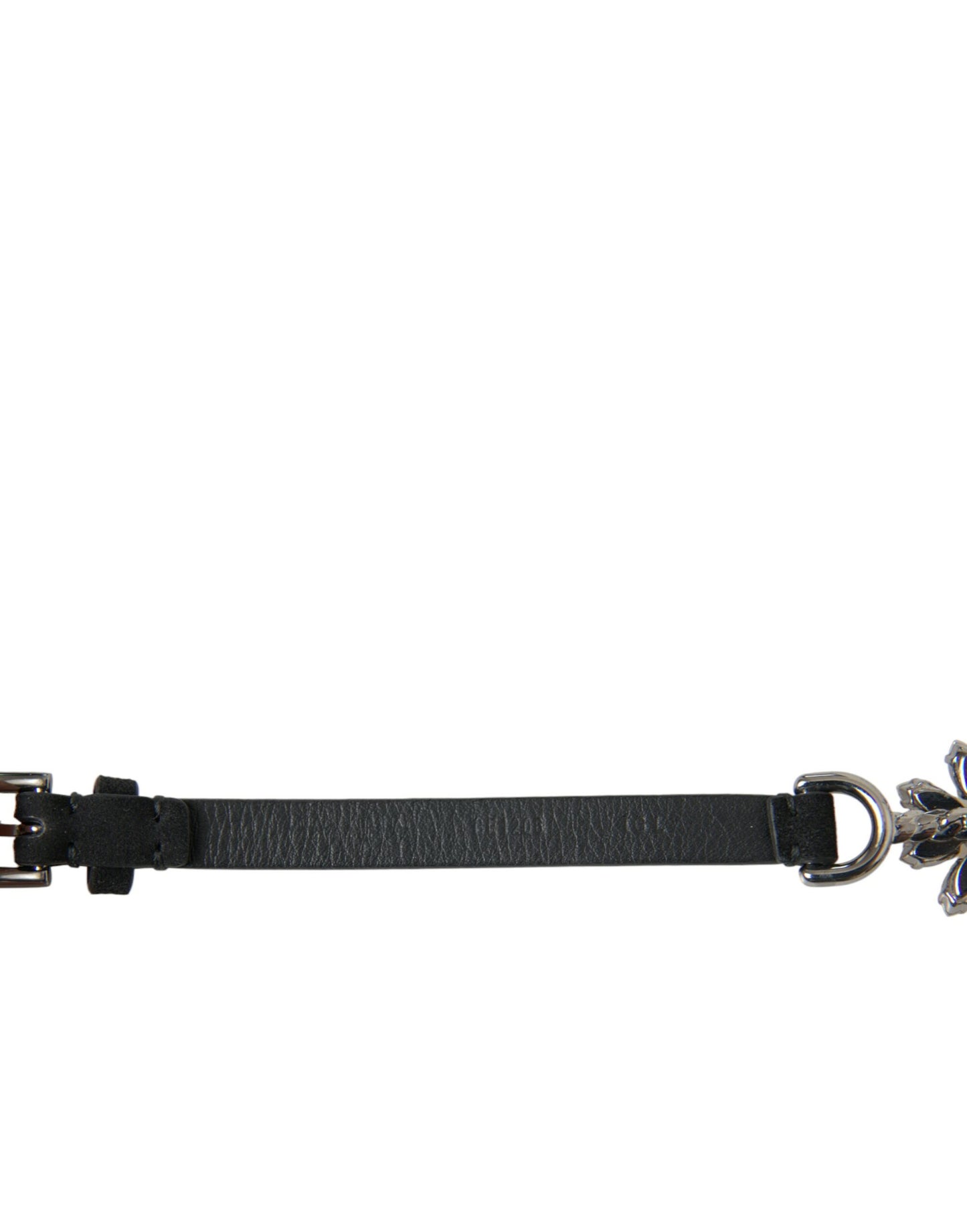 Ceinture Dauphine en cristal et marguerite noire