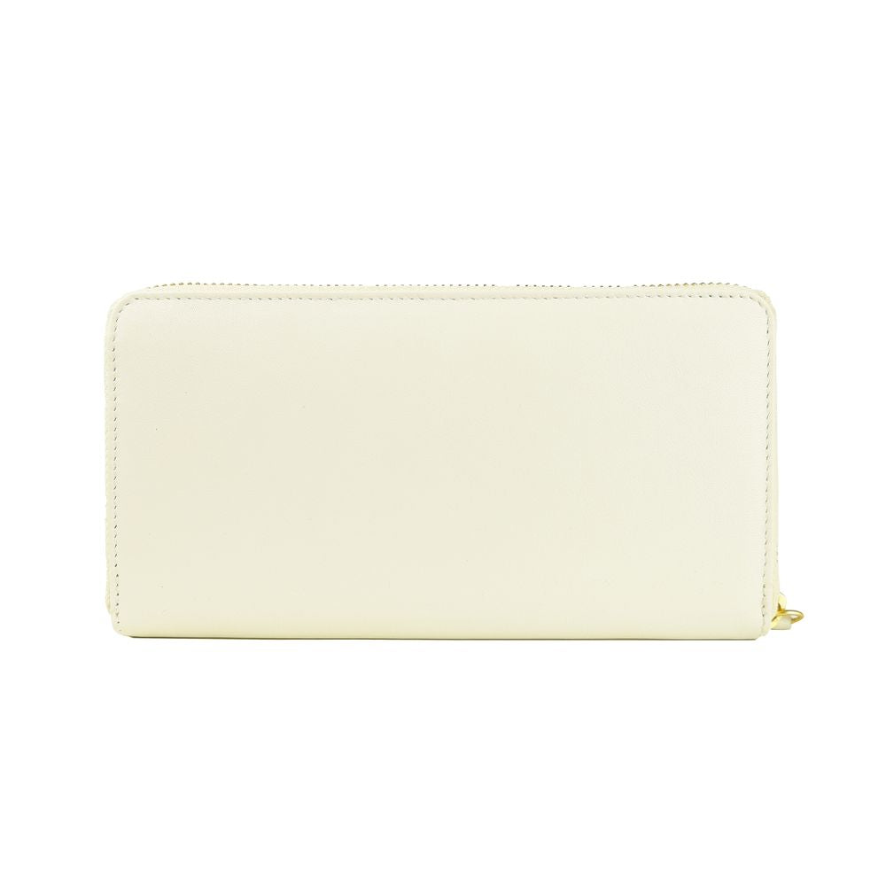 Cartera de mujer de piel de becerro blanca