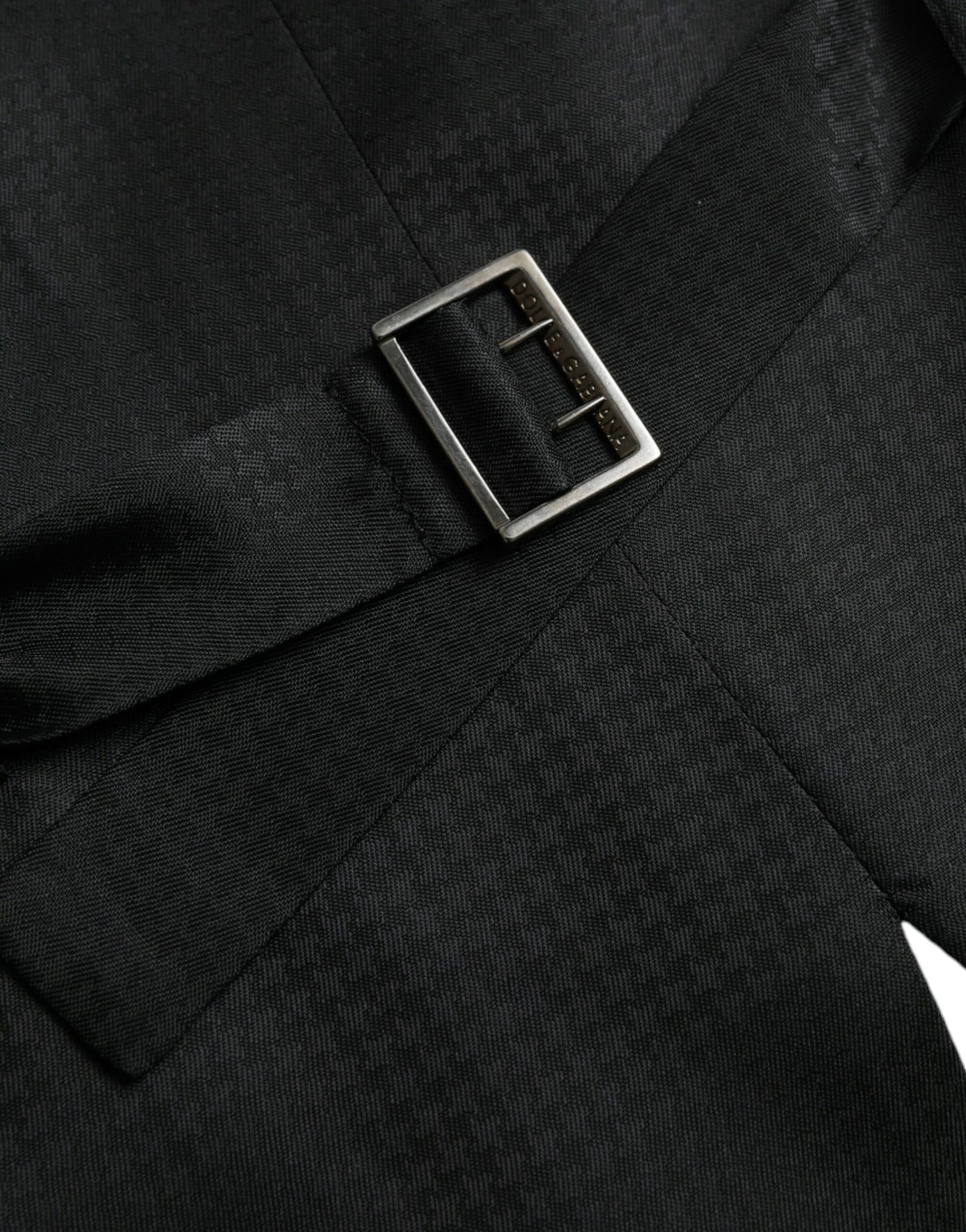 Chaleco formal de lana negro