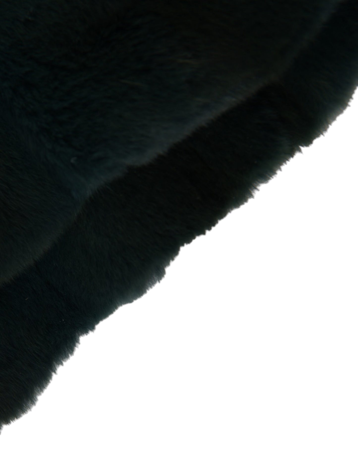 Chapeau enveloppant en fourrure de belette noire