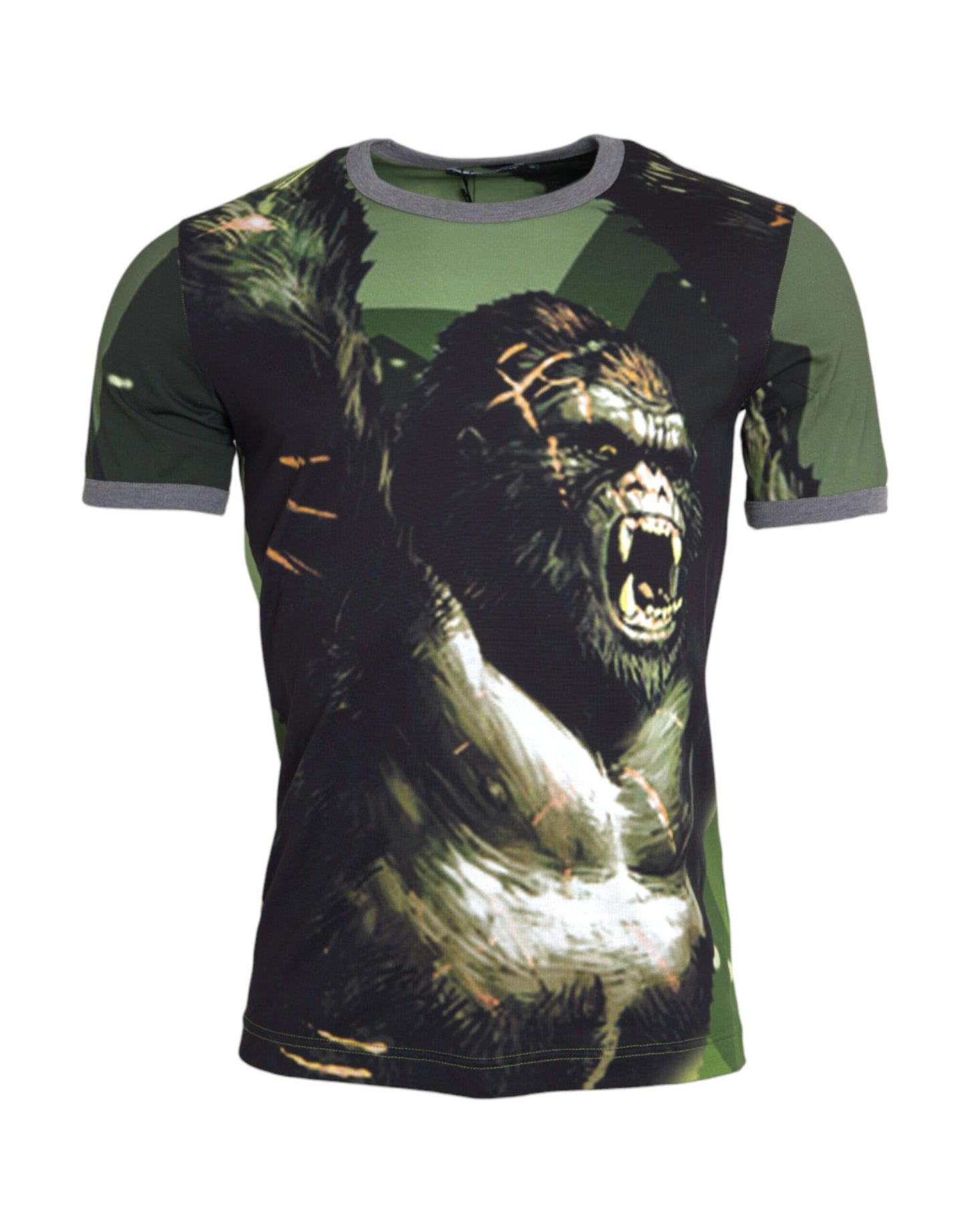 T-shirt à manches courtes en coton Green Gorilla
