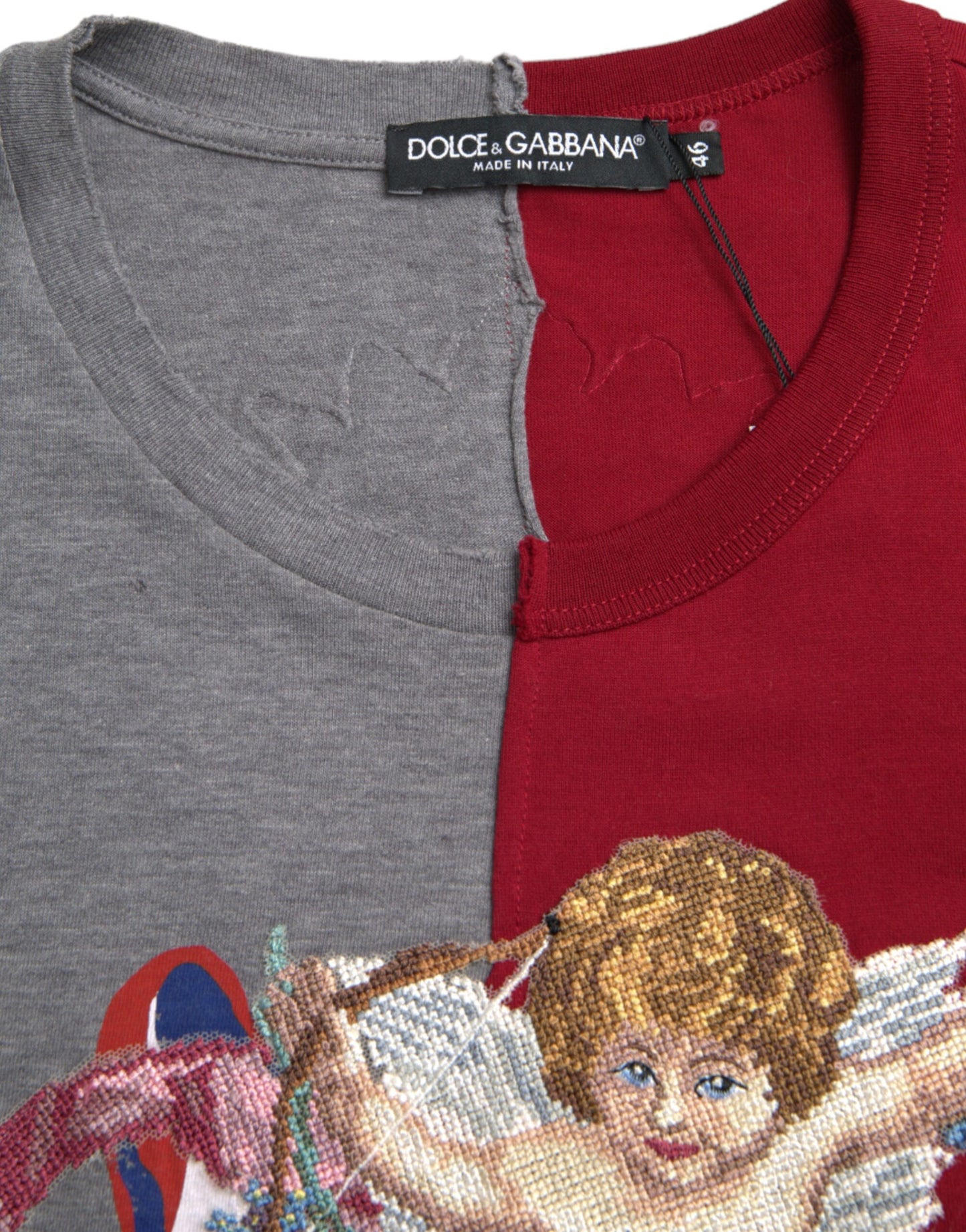 T-shirt graphique multicolore à manches courtes