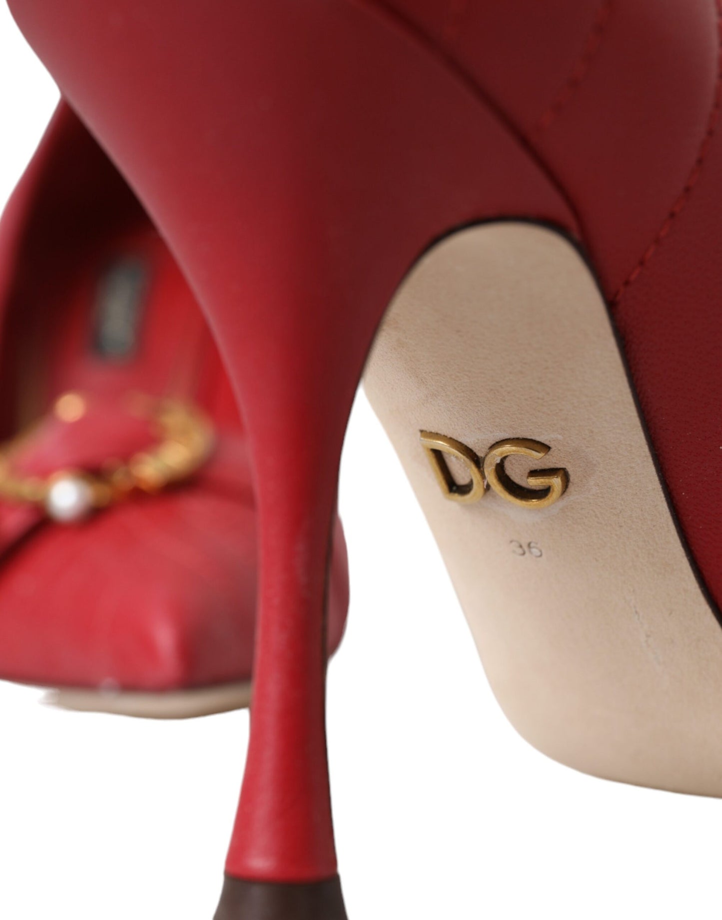 Escarpins à talons en cuir Red Devotion