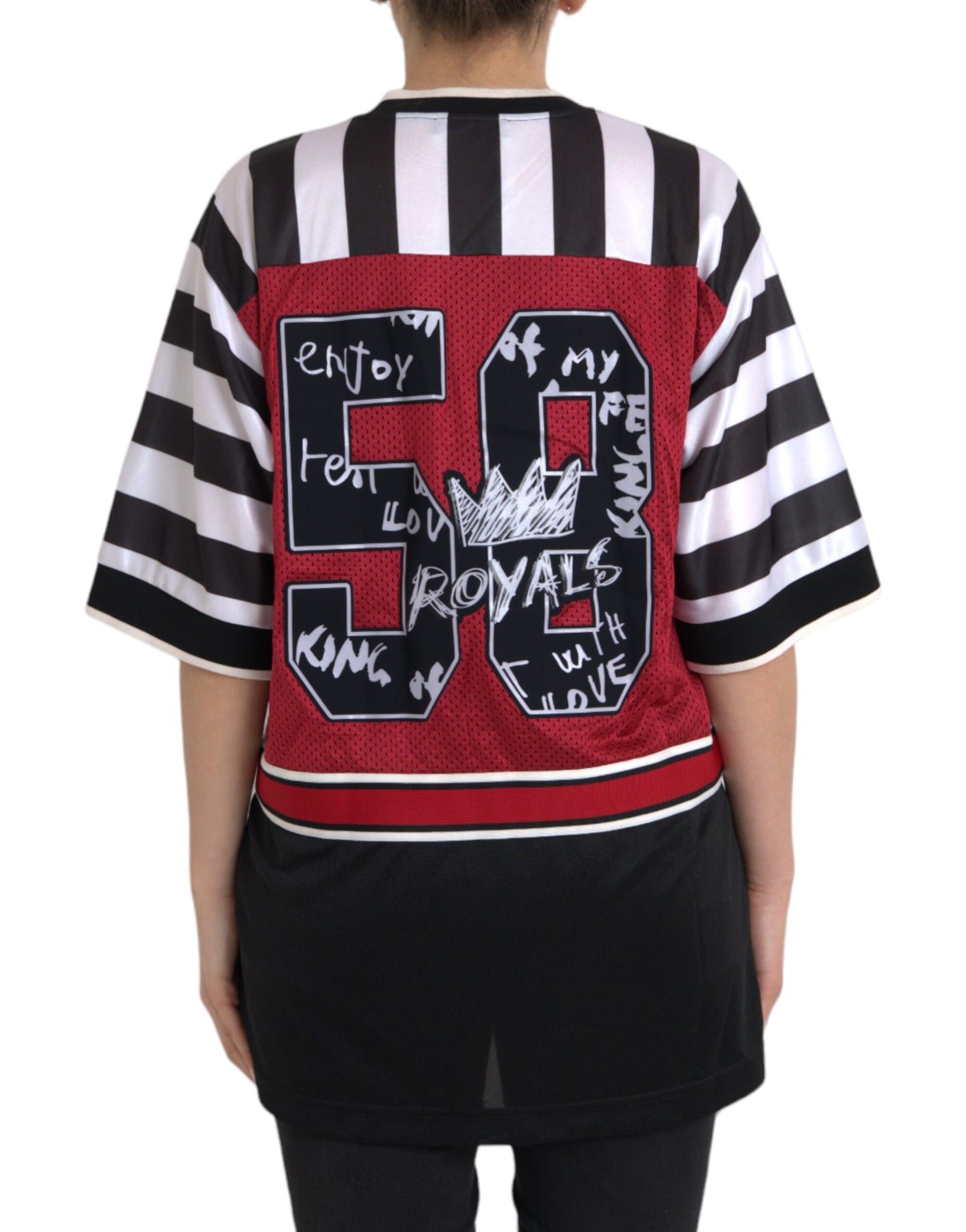 T-shirt surdimensionné Panda Royals multicolore