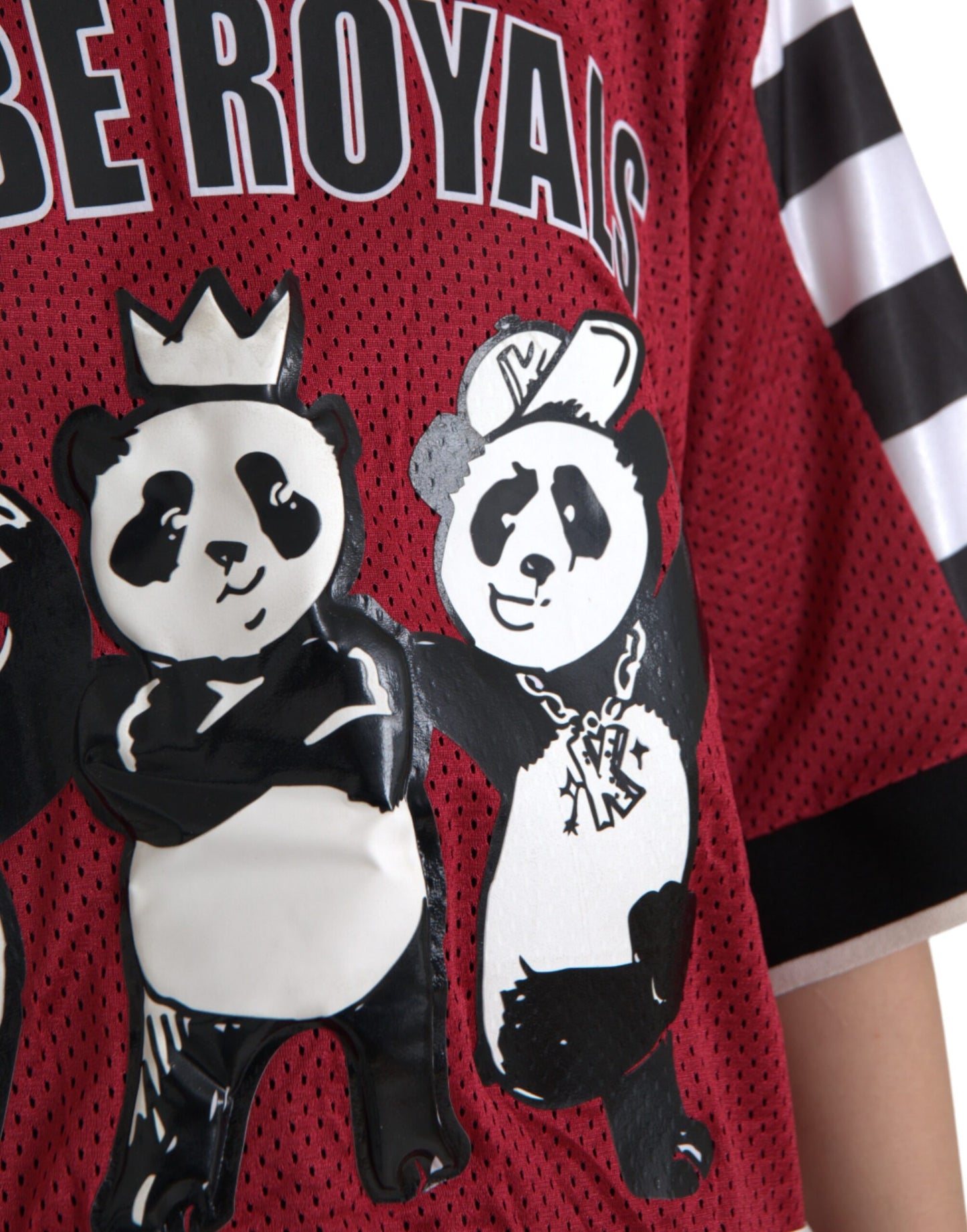 T-shirt surdimensionné Panda Royals multicolore