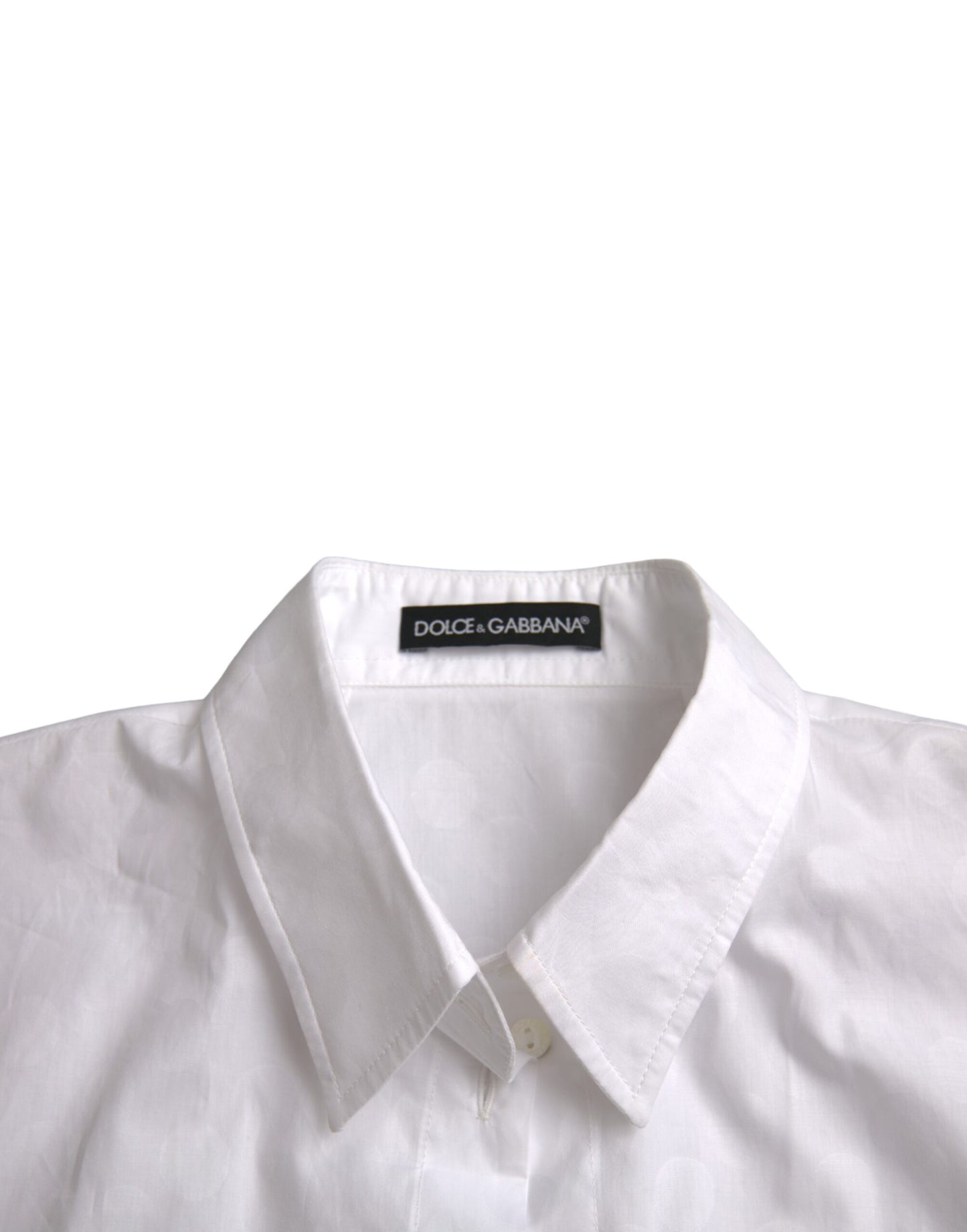 Camisa polo de manga corta con cuello blanco