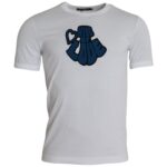 T-shirt col rond manches courtes blanc King Of Love