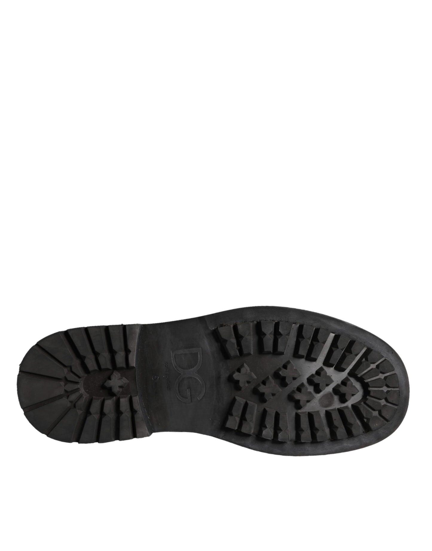 Bottes mi-mollet noires à lacets pour hommes