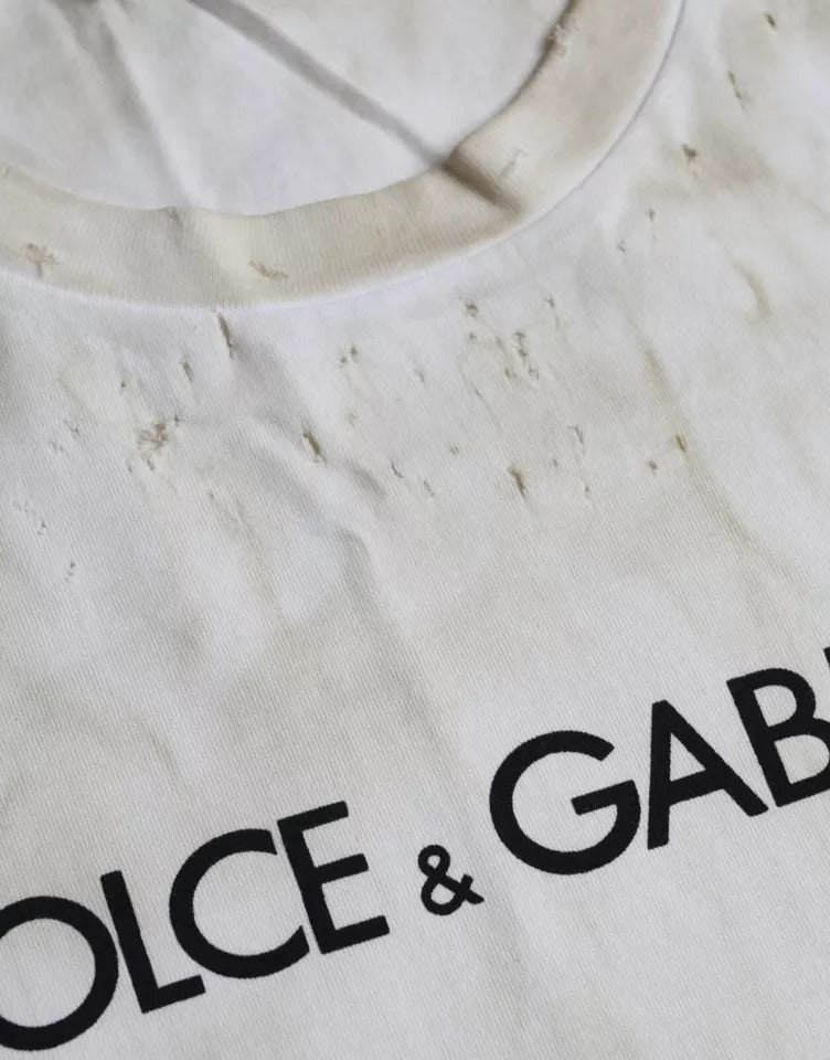 T-shirt ras du cou en coton avec logo Off White