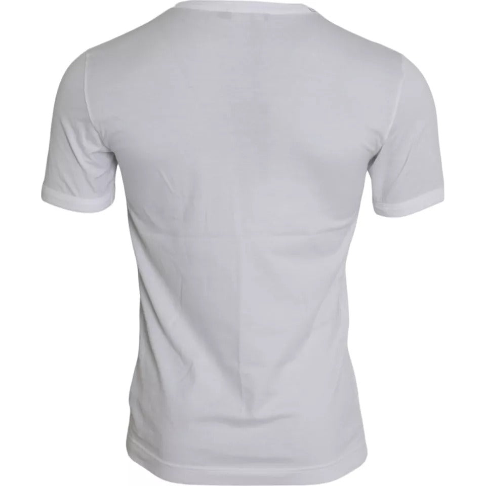 T-shirt col rond manches courtes blanc King Of Love