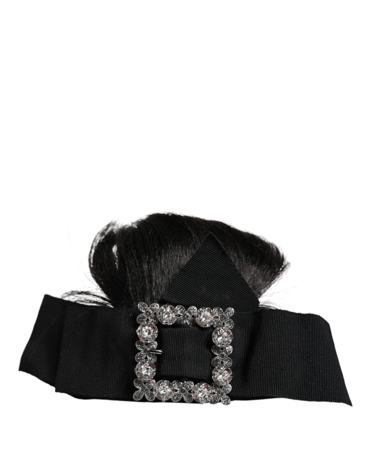 Diadema de cristal para parrucchiera de pelo negro
