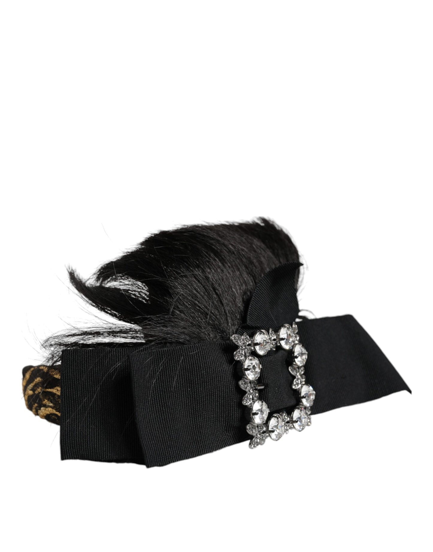 Diadema de cristal para parrucchiera de pelo negro