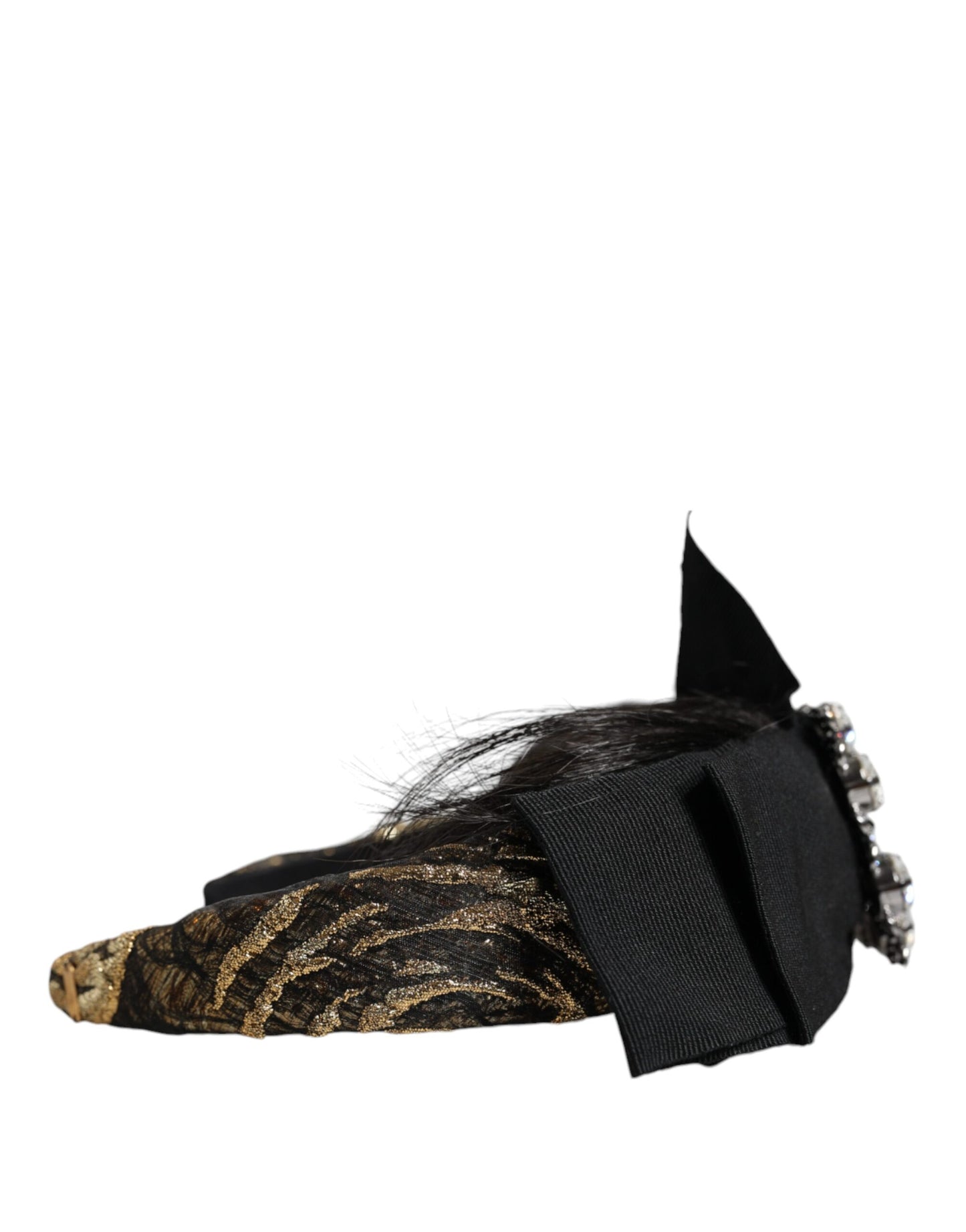 Diadema de cristal para parrucchiera de pelo negro